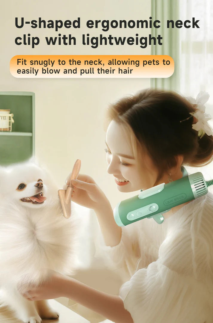 Neck Hanging Pet Hair Dryer